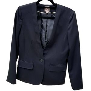 Anne Klein Shawl Collar Black Blazer